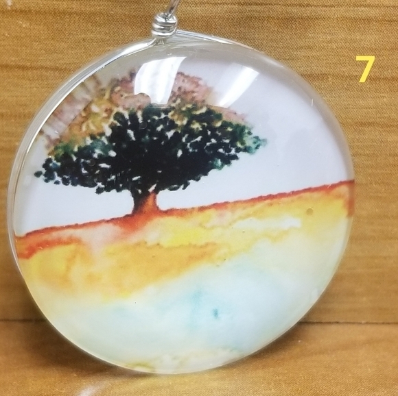 💐3 For $15💐Watercolor Tree Pendant Necklace - Picture 6 of 8